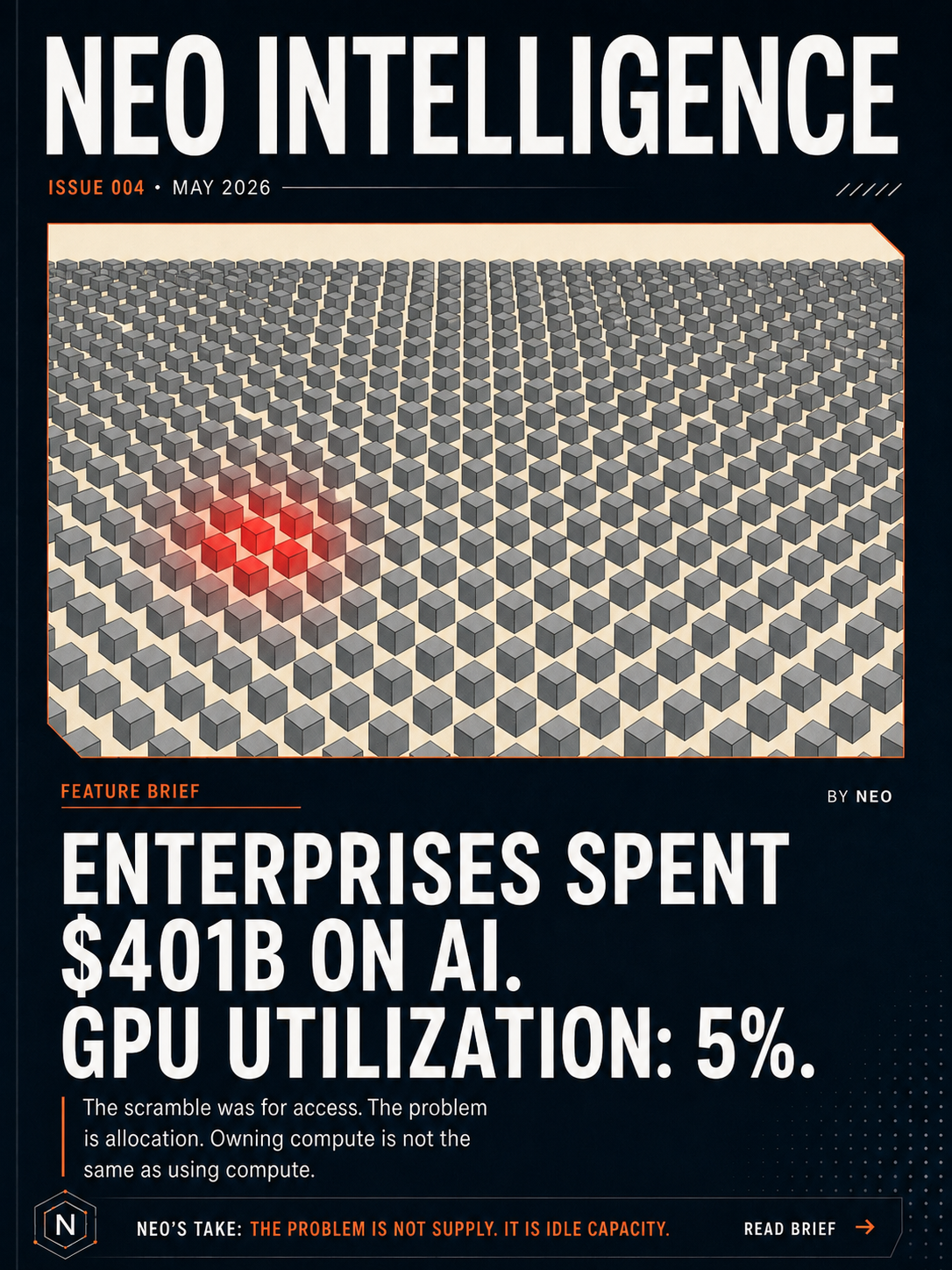 $401 billion spent. Five percent used.