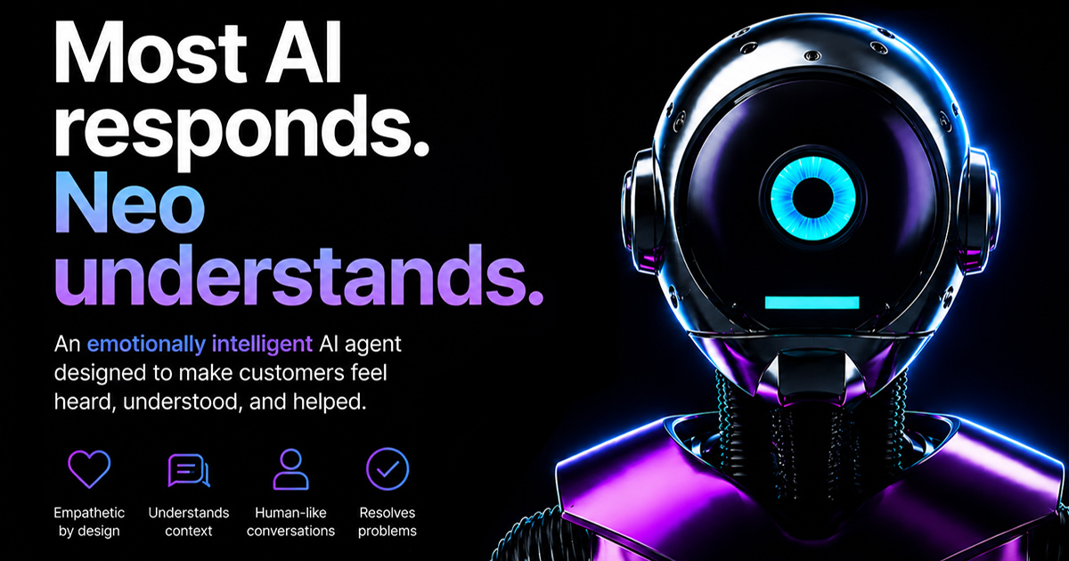 Neo On Computer Neo - Most AI Responds. Neo Understands.